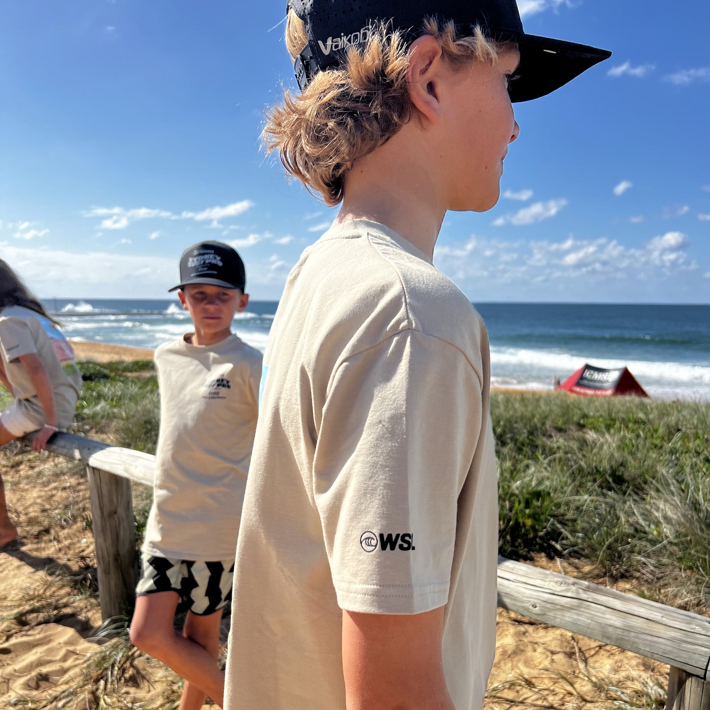 Sydney Surf Pro Youth Tee - Sand